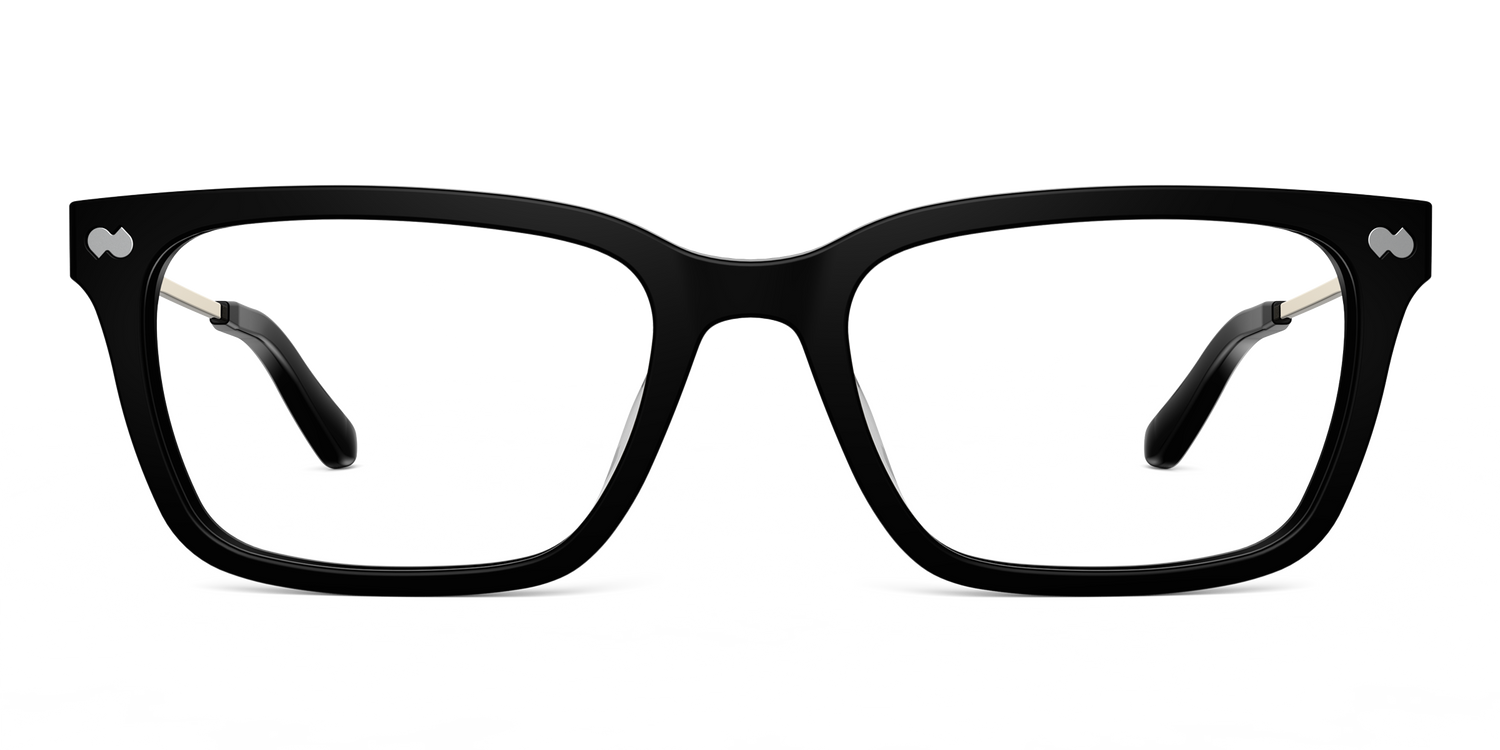 Mixed Material Black Gold Metal