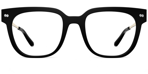 Mixed Material Black Gold Metal