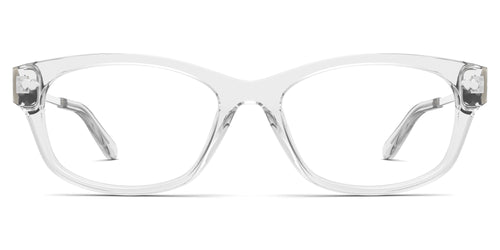 The Addison - Crystal Clear Acetate Silver Metal