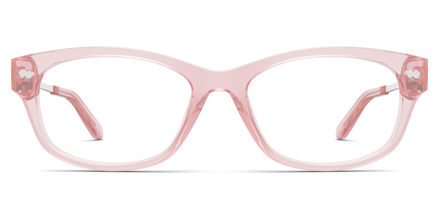 The Addison - Pink Clear Acetate Rose Gold Metal