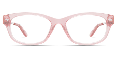 The Addison - Pink Clear Acetate Rose Gold Metal