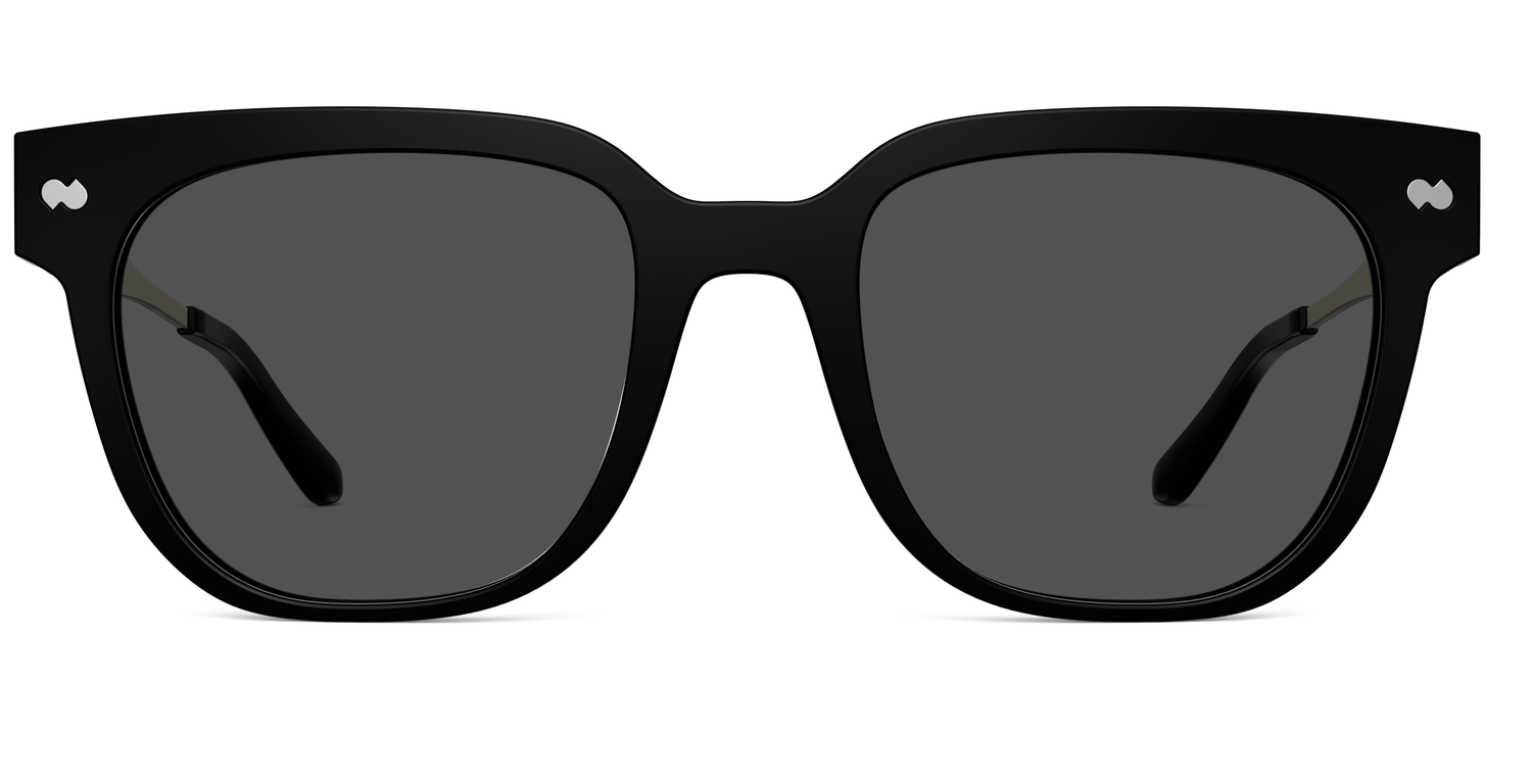 The Murphy - Mixed Material Black Gold Metal Sun