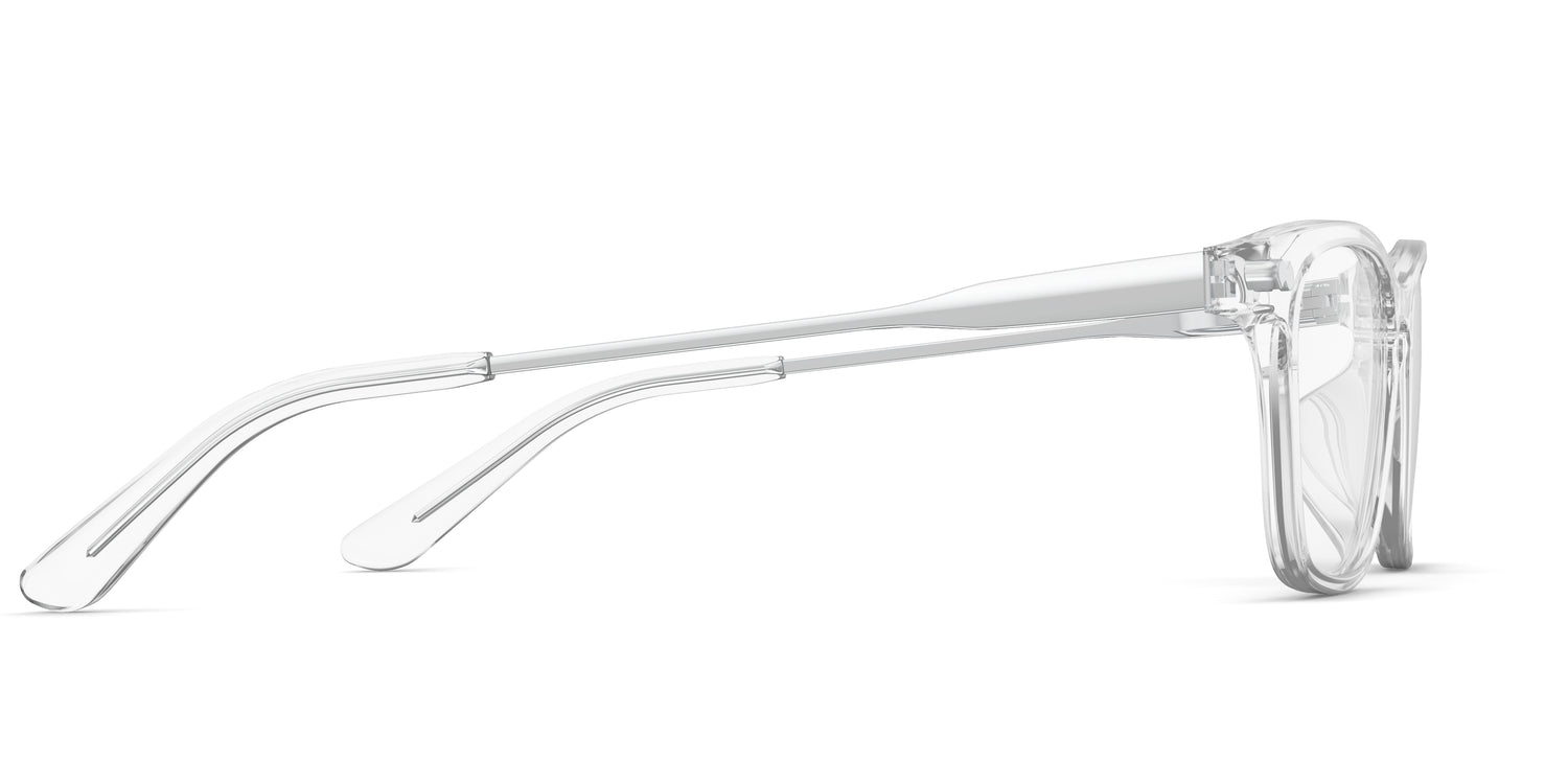 The Casper - Crystal Clear Acetate Silver Metal