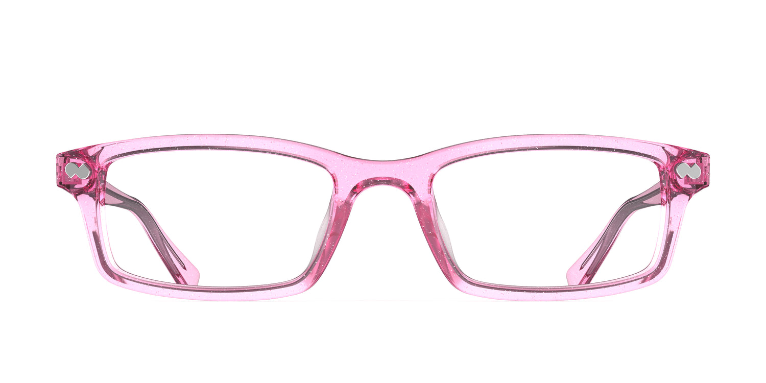 The Cedro - Pink Glitter Clear