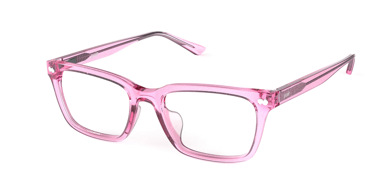 The Larkin - Pink Glitter Clear
