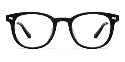 The Reese - Black Acetate Gold Metal