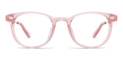 The Reese - Pink Clear Acetate Rose Gold Metal