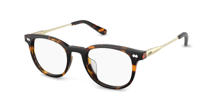 The Reese - Tortoise Acetate Gold Metal
